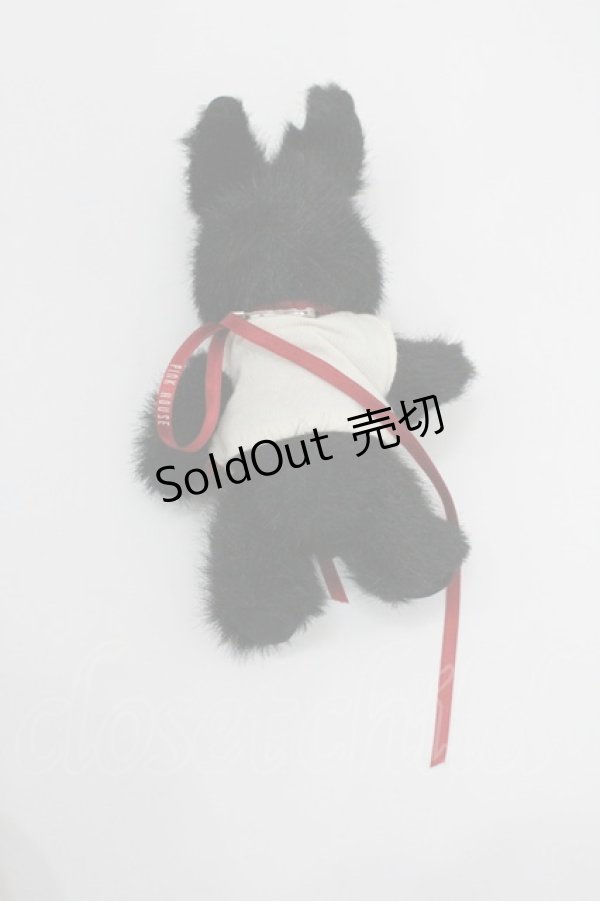 画像2: PINK HOUSE / G トランプうさぎさんブローチ  黒Ｘ赤 I-26-01-26-105-LO-ZA-SA-ZI (2)