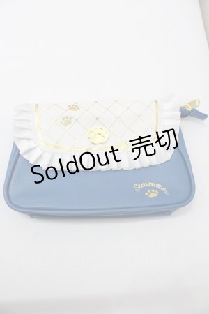 画像: SWIMMER / 肉球ポーチ  ネイビーｘ白 I-26-01-26-110-EL-ZA-SA-ZI