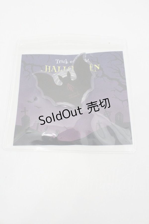 画像1: ATELIER PIERROT / Halloweenスマホグリップ  黒 I-26-01-26-112-EL-ZA-SA-ZI (1)