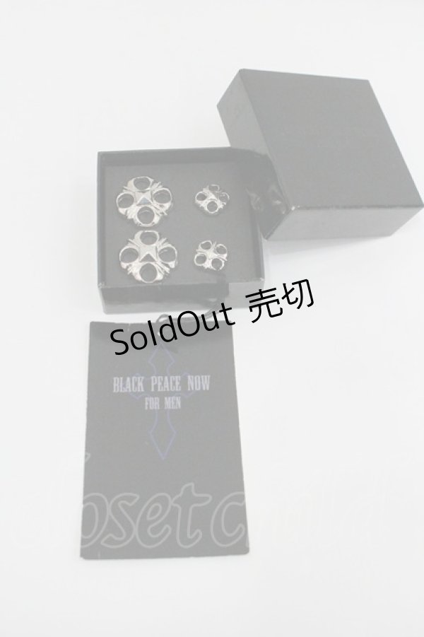 画像1: BPN FOR MEN / カフスセット  シルバー I-26-01-26-115-GO-ZA-SA-ZI (1)