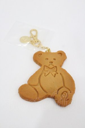 画像: Q-pot. / テディベア焼きたてクッキーバッグチャーム  プレーン I-26-01-26-117-QP-ZA-SA-ZI