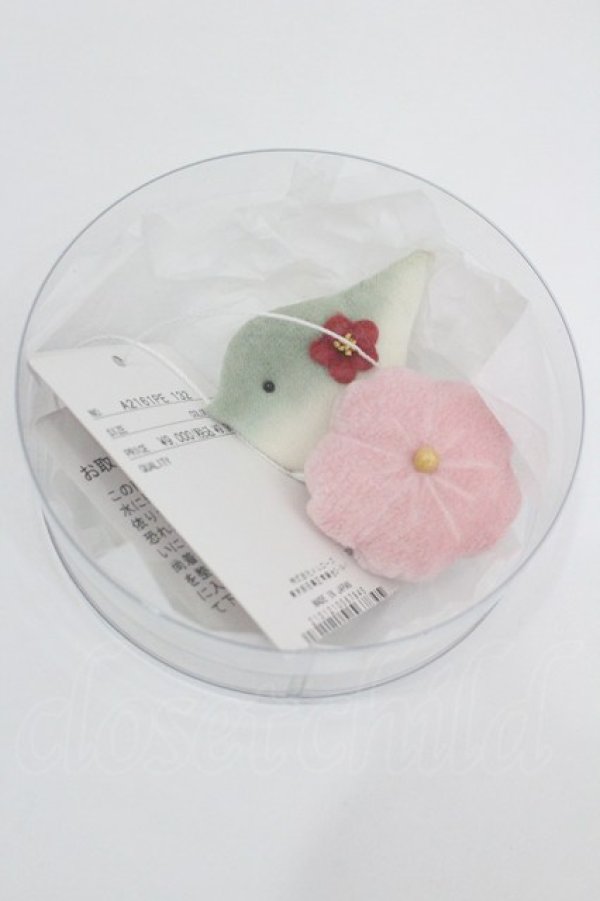 画像1: PINK HOUSE / ねりきりミニコサージュ  ミントＸピンク I-26-01-26-118-LO-AC-SA-ZI (1)