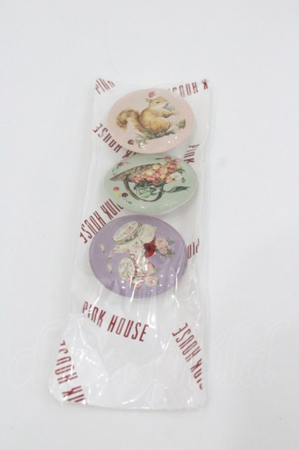 画像1: PINK HOUSE / 2024AUTUMN COLLECTIONマグネットセット  クリア I-26-01-26-119-LO-ZA-SA-ZI (1)