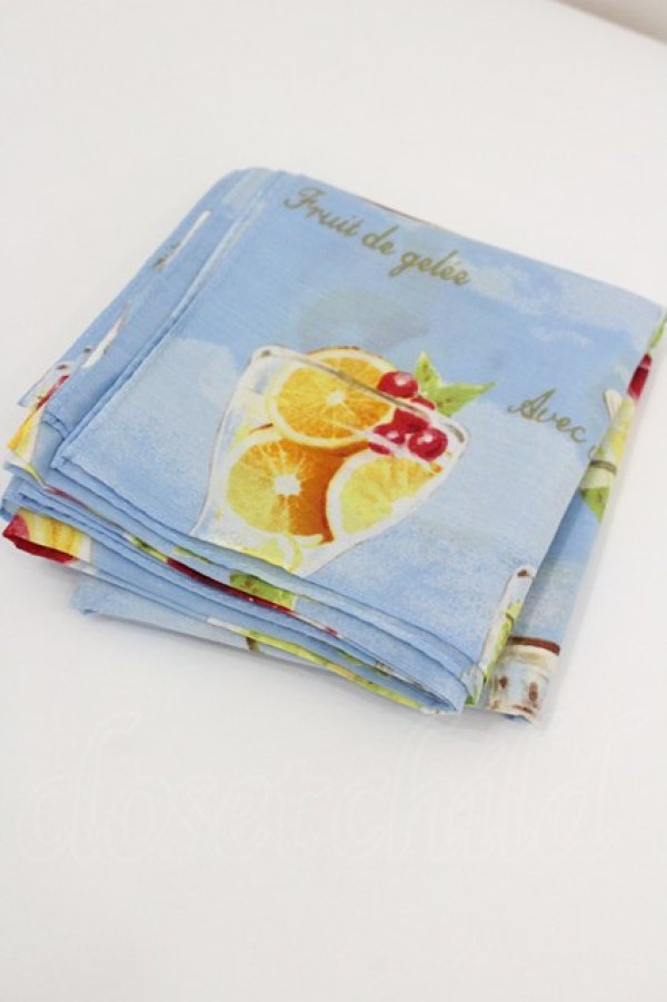 画像2: Jane Marple / Gelee de Fruits//スカーフ  サックス I-26-01-26-123-JM-ZA-SA-ZI (2)