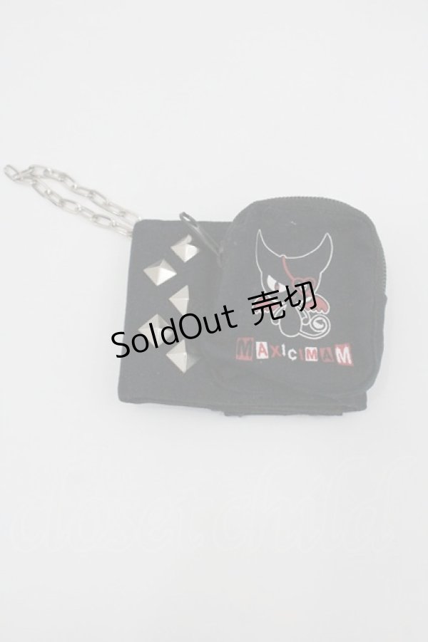 画像1: MAXICIMAM / ポーチ付きアームバンド  黒Ｘ赤Ｘ白 I-26-01-26-014-PU-ZA-SA-ZI (1)