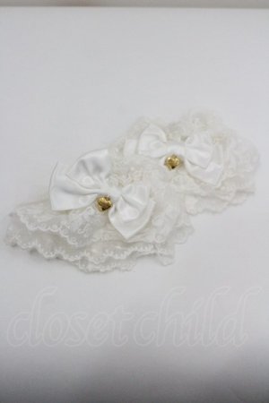 画像: Angelic Pretty / リボンレースお袖とめ  白 I-26-01-26-019-AP-ZA-SA-ZI