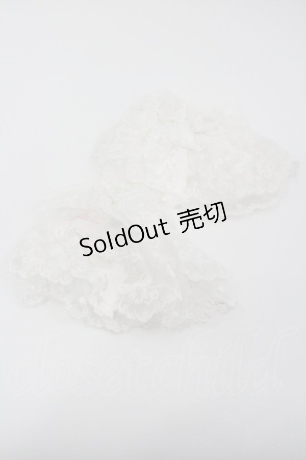 画像3: Angelic Pretty / リボンレースお袖とめ  白 I-26-01-26-019-AP-ZA-SA-ZT0206V (3)