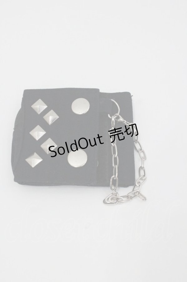 画像2: MAXICIMAM / ポーチ付きアームバンド  黒Ｘ紫Ｘ白 I-26-01-26-002-PU-ZA-SA-ZI (2)