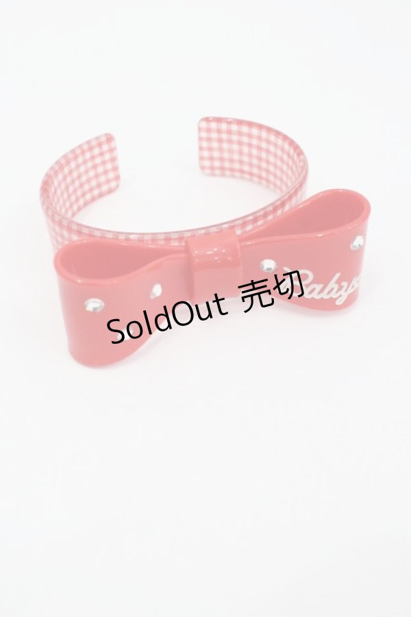 画像1: BABY,THE STARS SHINE BRIGHT / ハードリボンバングル  赤 I-26-01-26-024-BA-AC-SA-ZI (1)