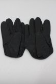画像1: Na+H / レザーグローブ  黒 I-26-01-26-003-PU-ZA-HR-ZI (1)