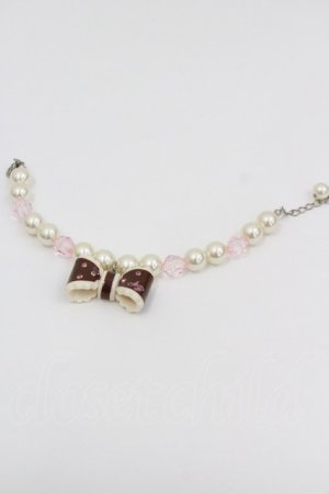 画像: Angelic Pretty / ドリームリボンブレスレット  ブラウン I-26-01-26-027-AP-AC-SA-ZI