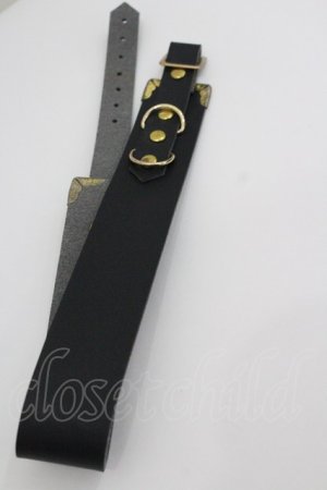 画像: GOTHPUNKその他(買取対象外) / レザー調ブレスレット  ブラック I-26-01-26-029-PU-ZA-SA-ZI