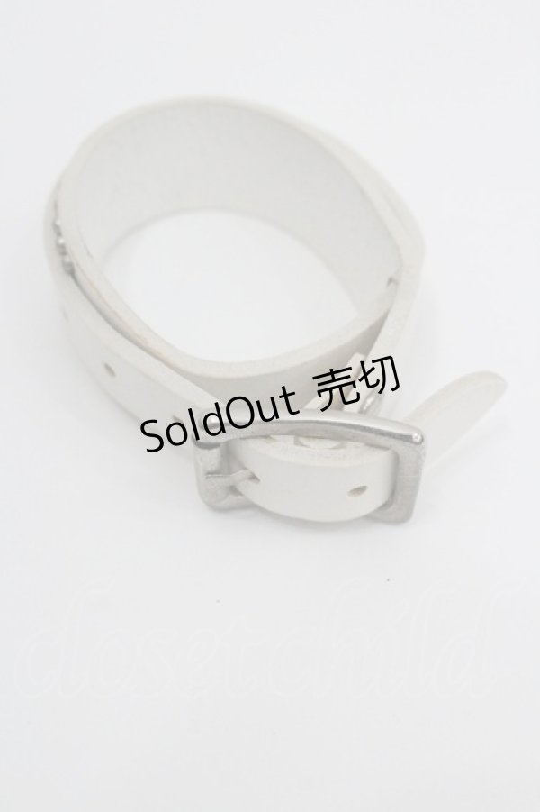 画像2: GOTHPUNKその他(買取対象外) / ベルトブレス  白 I-26-01-26-030-PU-AC-SA-ZT610-F005 (2)