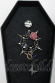画像2: ANNA SUI / ジャック蜘蛛の巣モチーフピアス  シルバー I-26-01-26-039-PU-AC-SA-ZI (2)