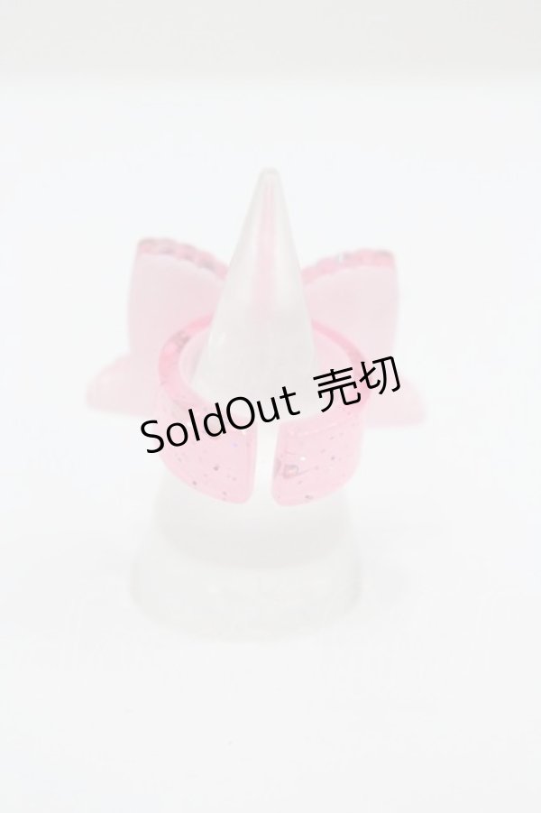 画像2: Angelic Pretty / きらめきリボンリング  ピンク I-26-01-26-041-AP-AC-SA-ZI (2)