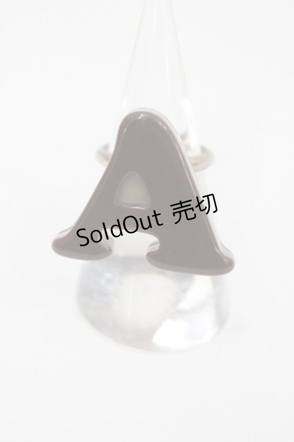 画像1: Angelic Pretty / ロゴチョコレートリング（A）  ブラウン I-26-01-26-042-AP-AC-SA-ZI (1)