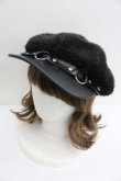 画像1: GOTHPUNKその他(買取対象外) / ファーハット  黒 I-26-01-27-001-PU-AC-SA-ZI (1)