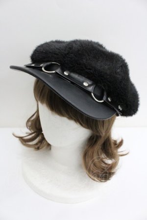 画像: GOTHPUNKその他(買取対象外) / ファーハット  黒 I-26-01-27-001-PU-AC-SA-ZI
