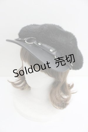 画像: GOTHPUNKその他(買取対象外) / ファーハット  黒 I-26-01-27-001-PU-AC-SA-ZTK037