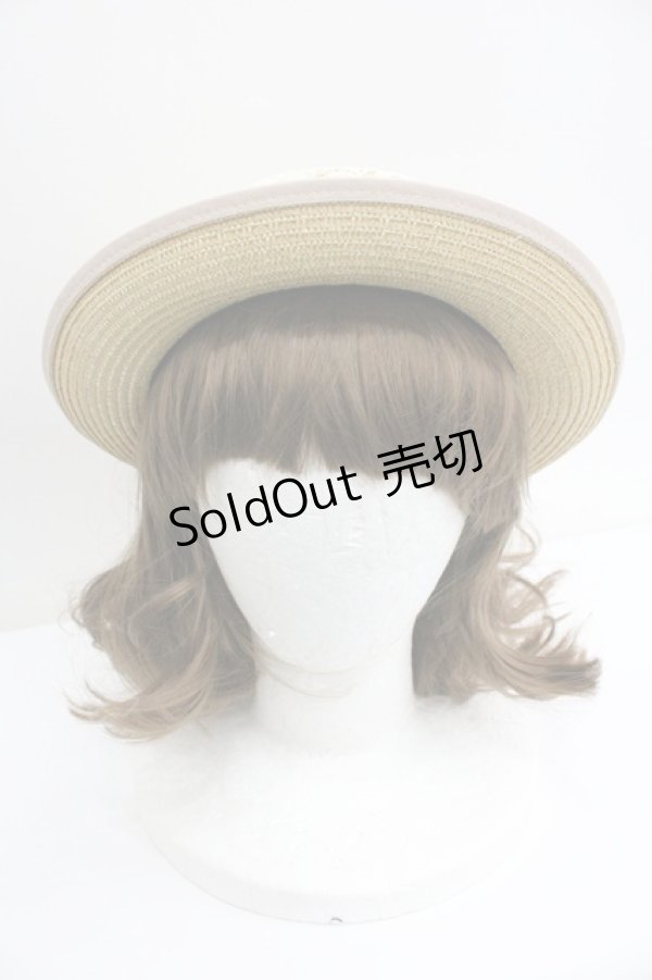 画像2: F&A / レース重ねストローキャノチェ  ピンク I-26-01-27-031-LO-AC-SA-ZT0206W (2)