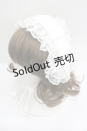 画像: LOLITAその他(お買取対象外) / リボンヘッドドレス  ホワイト I-26-01-27-042-LO-AC-SA-ZI
