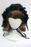 画像2: metamorphose / レースリボンヘッドドレス  ネイビー I-26-01-27-044-ME-AC-SA-ZI (2)