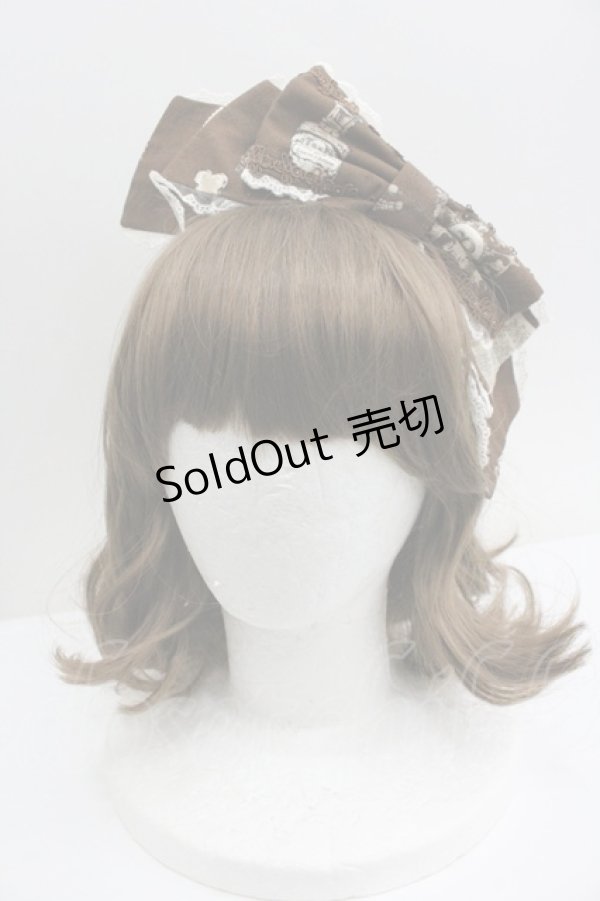 画像1: Angelic Pretty / リボンカチューシャ  ブラウン I-26-01-27-005-AP-AC-SA-ZI (1)