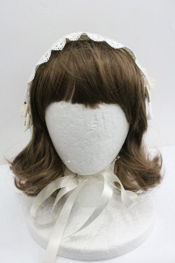 画像2: Innocent World / 小花レースヘッドドレス  キナリ×キナリ I-26-01-27-045-IW-AC-SA-ZI (2)