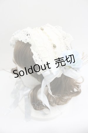 画像: ALICE and the PIRATES / Sweet Devilヘッドドレス  白Ｘ青 I-26-01-27-048-PA-AC-SA-ZI