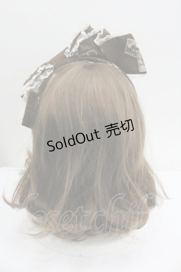 画像2: Angelic Pretty / リボンカチューシャ  ブラウン I-26-01-27-005-AP-AC-SA-ZI (2)
