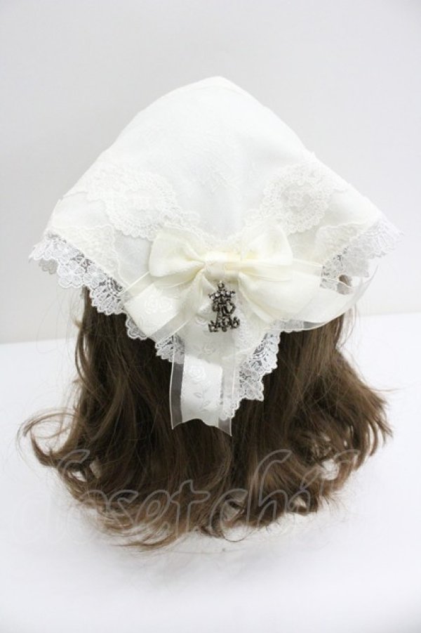 画像3: ALICE and the PIRATES / レースバブーシュカ  生成り I-26-01-27-049-PA-AC-SA-ZI (3)