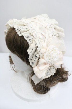 画像: Hoshibako Works / ローズ・レディヘッドドレス  生成り I-26-01-27-054-LO-AC-SA-ZI