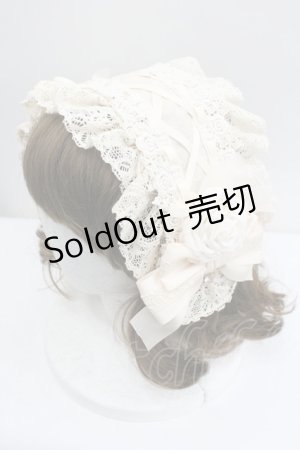 画像: Hoshibako Works / ローズ・レディヘッドドレス  生成り I-26-01-27-054-LO-AC-SA-ZI