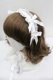 画像1: BABY,THE STARS SHINE BRIGHT / Marietteヘッドドレス  白 I-26-01-27-059-BA-AC-SA-ZI (1)