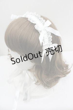 画像: BABY,THE STARS SHINE BRIGHT / Marietteヘッドドレス  白 I-26-01-27-059-BA-AC-SA-ZI