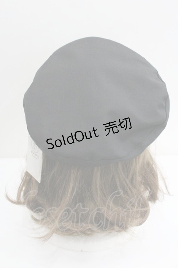 画像3: axes femme / くるみ釦キャスケット  黒 I-26-01-27-006-AX-AC-SA-ZT0206X (3)