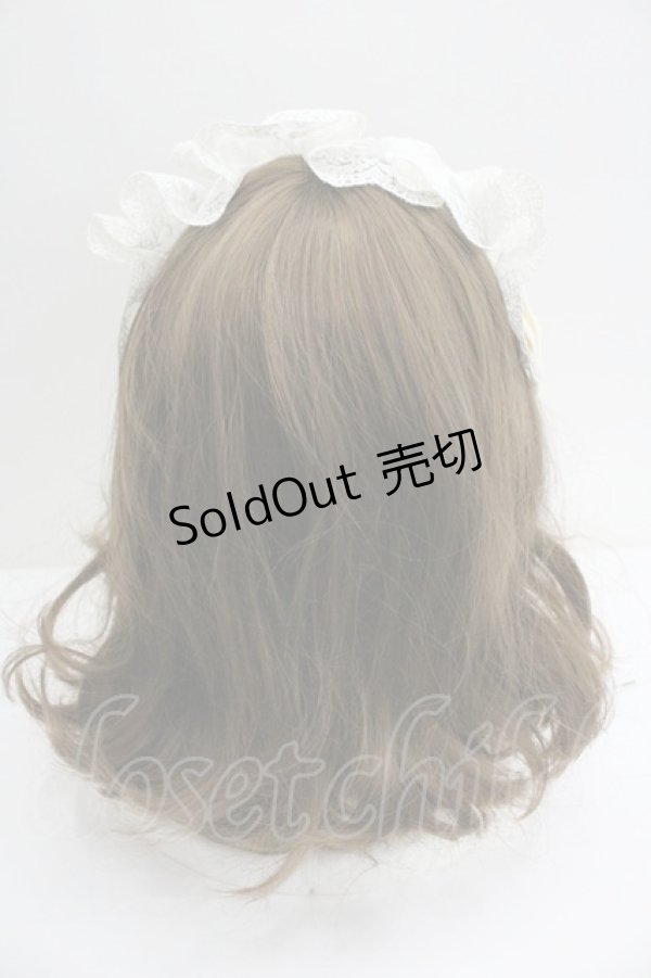 画像3: ATELIER PIERROT / レースリボンヘッドドレス (オリジナルレース)　  生成り I-26-01-27-061-EL-AC-SA-ZI (3)