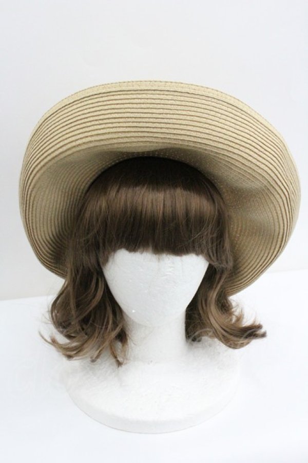 画像2: MILK / summerブリムHAT  ブラウン I-26-01-27-007-ML-AC-SA-ZI (2)