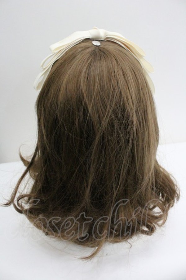 画像3: m petit by misako / NINA'sコラボ AM*NIリボンカチューシャ  生成り I-26-01-27-069-LO-AC-SA-ZI (3)