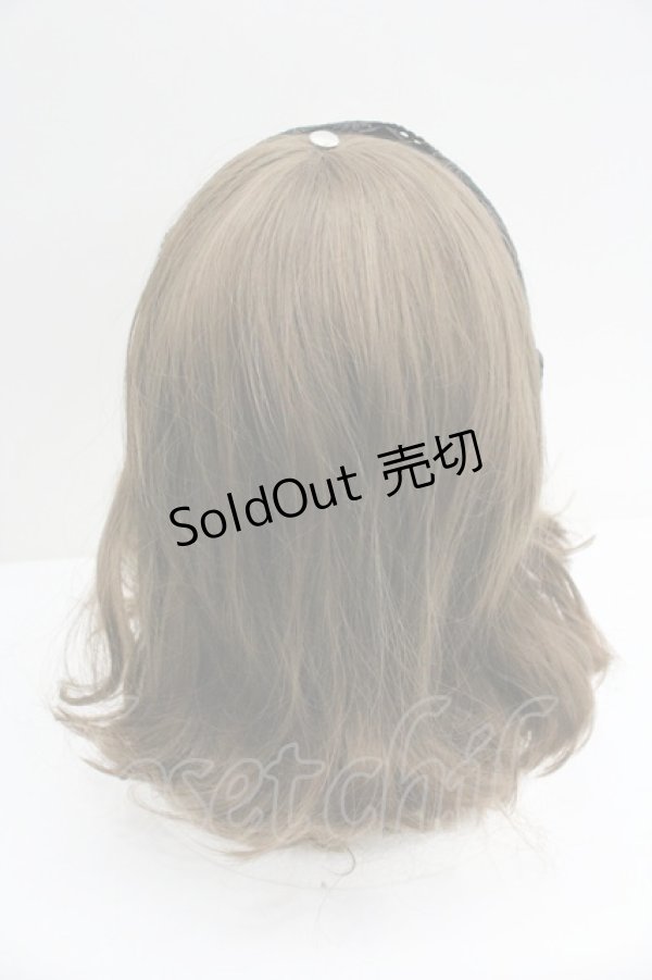 画像3: m petit by misako / レースリボンカチューシャ  黒 I-26-01-27-071-LO-AC-SA-ZI (3)