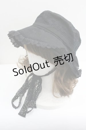 画像: uf / レースバケットハット  ブラック I-26-01-27-008-EL-AC-SA-ZI