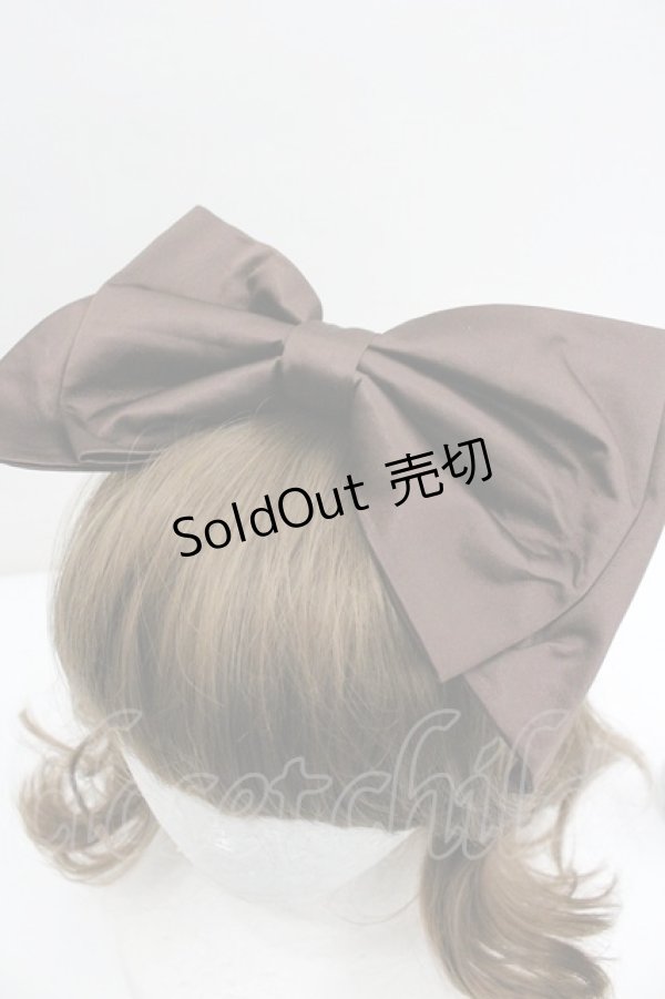 画像3: MARBLE / リボンカチューシャ  ブラウン I-26-01-27-075-GO-ZA-SA-ZI (3)