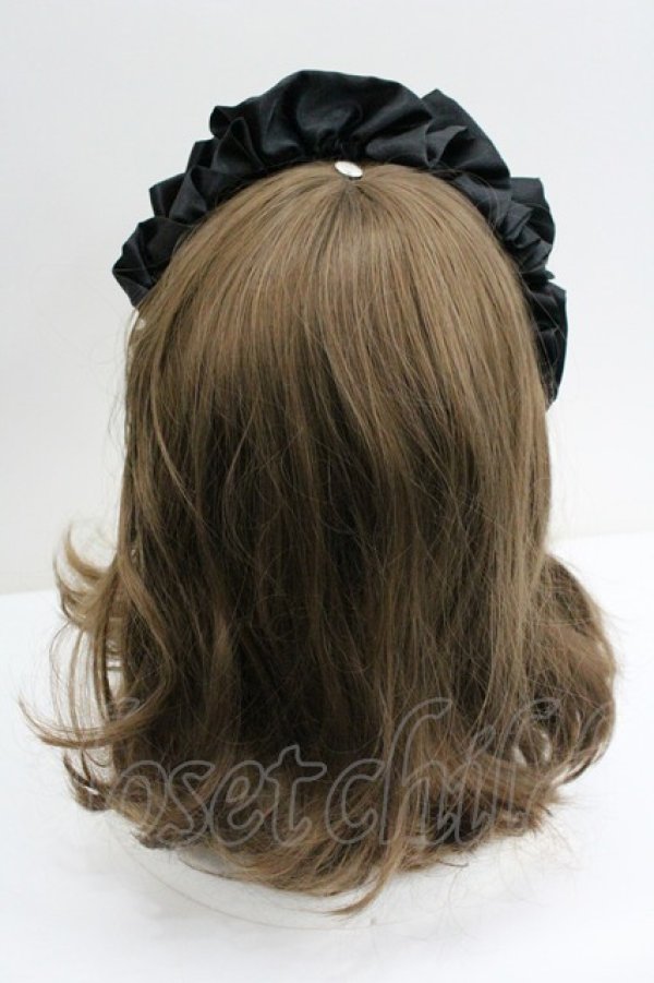 画像3: LOLITAその他(お買取対象外) / ギャザーカチューシャ  ブラック I-26-01-27-076-LO-AC-SA-ZI (3)