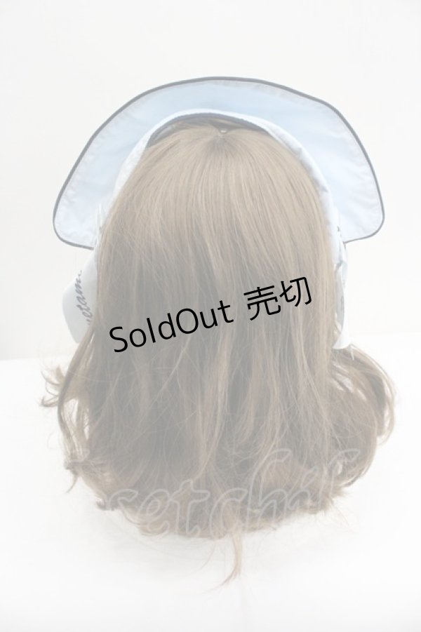 画像2: metamorphose / Little Nurse キャップ風カチューシャ  サックス I-26-01-27-078-ME-AC-SA-ZI (2)