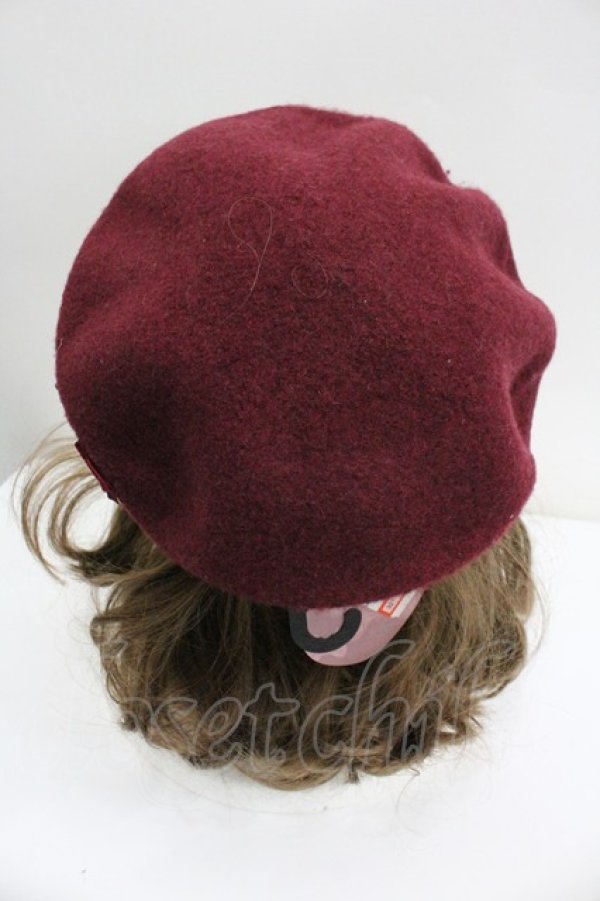 画像3: m petit by misako / AMミニリボンバスクベレー  ボルドー I-26-01-27-083-LO-AC-SA-ZI (3)