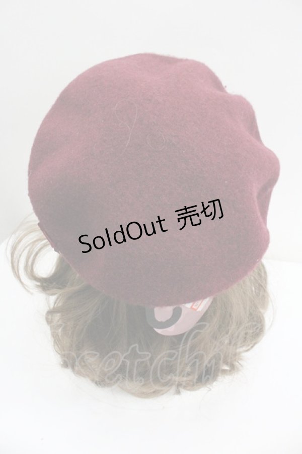 画像3: m petit by misako / AMミニリボンバスクベレー  ボルドー I-26-01-27-083-LO-AC-SA-ZTK037 (3)