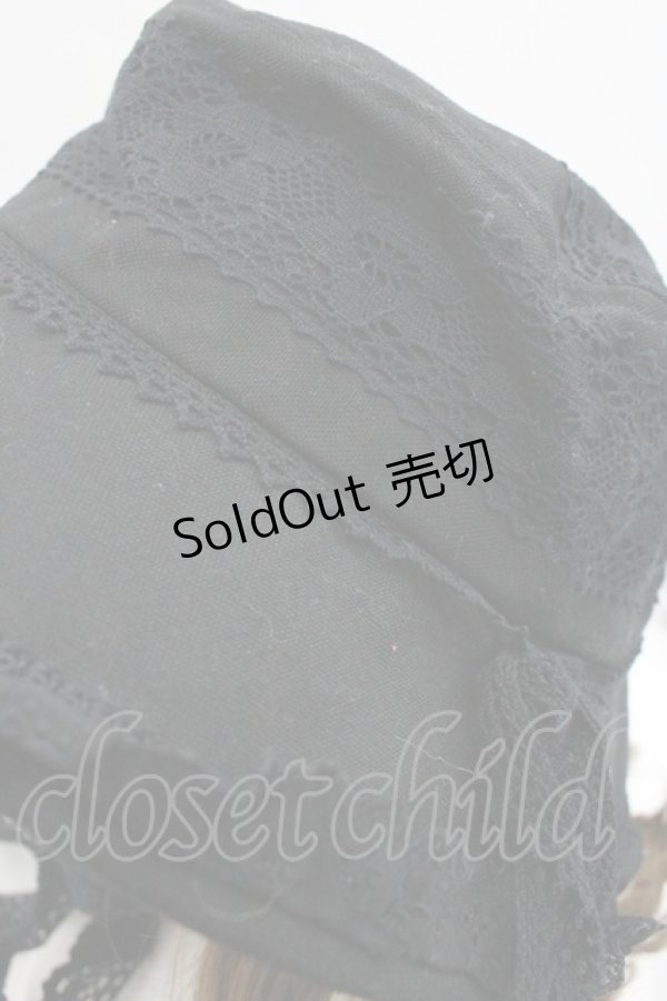 画像4: uf / レースバケットハット  ブラック I-26-01-27-008-EL-AC-SA-ZI (4)