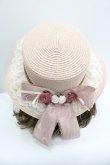画像3: axes femme / 巻きバラリボンカンカン帽  アワピンク I-26-01-27-084-AX-AC-SA-ZI (3)