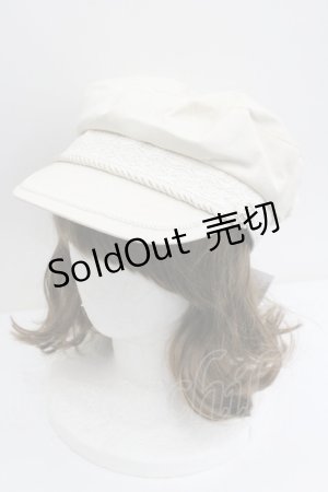 画像: axes femme / クラシカルマリンキャス  生成り I-26-01-27-009-AX-AC-SA-ZI