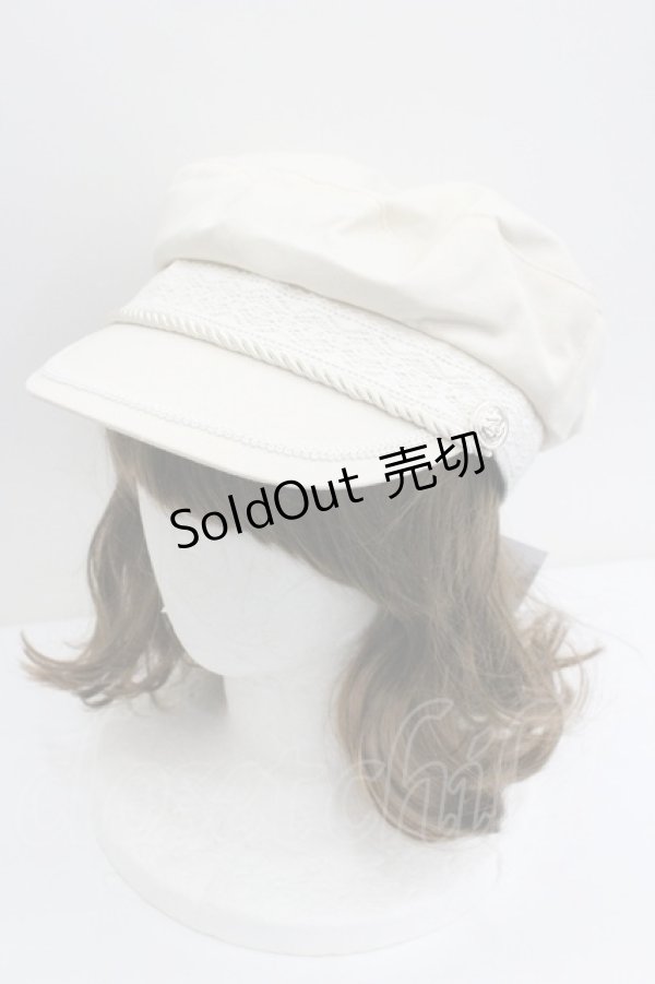 画像1: axes femme / クラシカルマリンキャス  生成り I-26-01-27-009-AX-AC-SA-ZI (1)